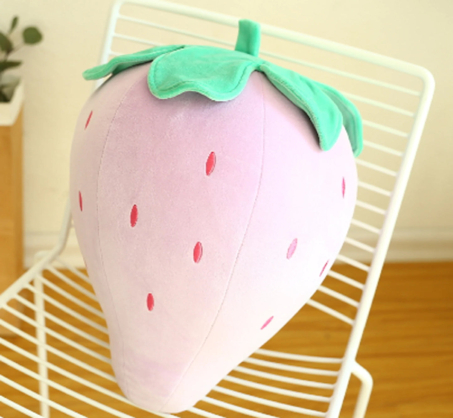 25cm Pink Red Strawberry Plush Cute Cartoon