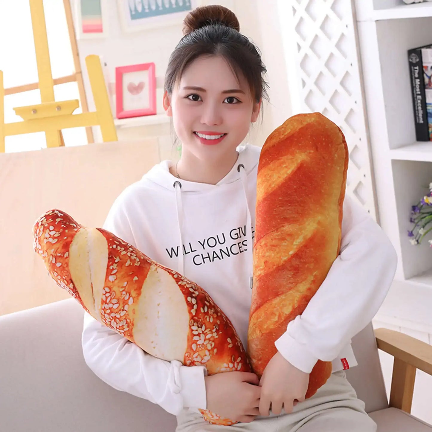 Bread Plush Pillow