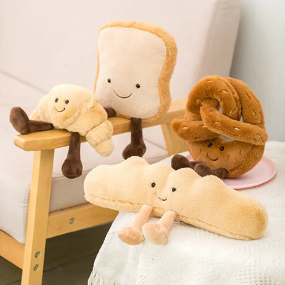 Cartoon Figure Bread Plush Toy